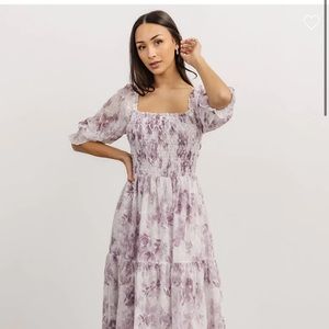 Baltic Born Bailey Eyelet Maxi Dress - Lavender